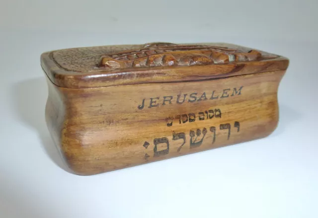 Schnupftabackdose um 1880 Judaica Jerusalem 2