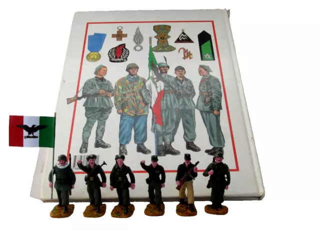 SOLDATINI di PIOMBO REPUBBLICA SOCIALE BRIGATE NERE E ALTRO  1945 TOY SOLDIERS