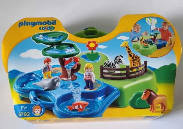 PLAYMOBIL 1.2.3. 6792 Zoo Transportable et Bassin - Playmobil