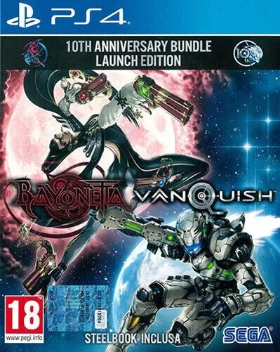 Bayonetta % 26 Vanquish 10 Anniversary Bundle Launch Edition PS4 PLAYSTATION 4