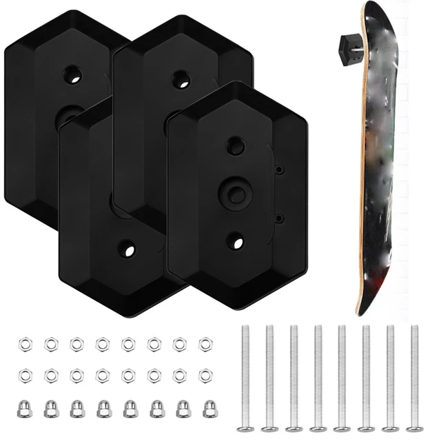 Skateboard Wall Mount Bedroom Deck Decks Display Mount Fastest Mounting Garage