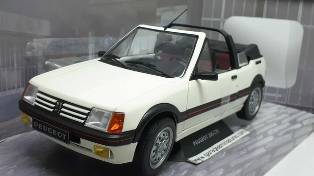 PEUGEOT,205,CTI,MKI,BLANCHE,CABRIOLET,SOLIDO,1/18,voiture,miniature,collection,