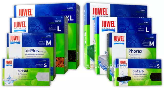 Juwel Aquarium Fischtank Innenbox Filtermedien Full Range Schwamm Poly Carbon