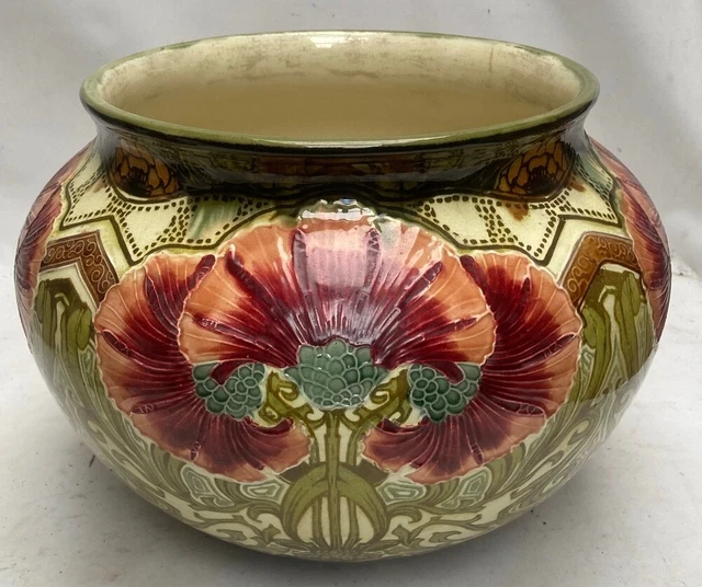 Large Mintons Secessionist Ware jardiniere plant pot art nouveau