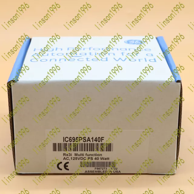 One New In Box     IC695PSA140F Power Supply Module 1 Year Warranty #A6-22