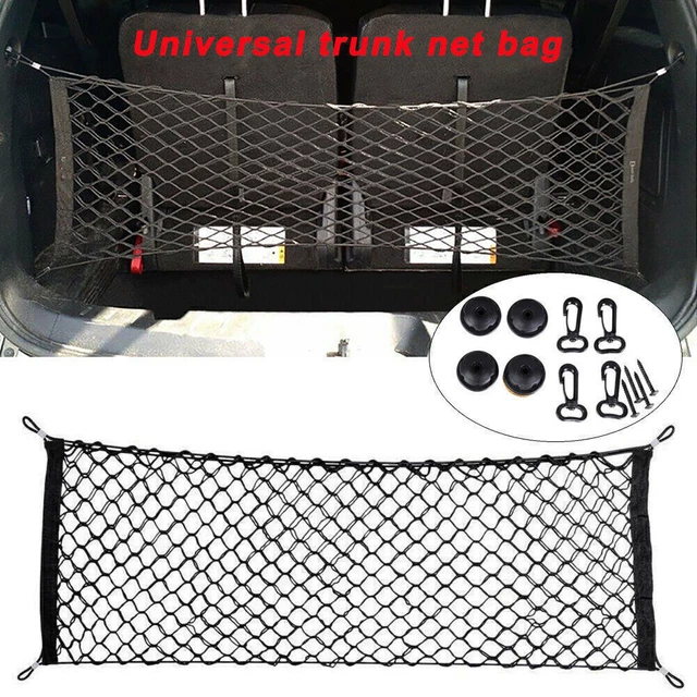 Envelope Style Trunk Cargo Net Storage Organizer Universal Bag Hook for Car Rear