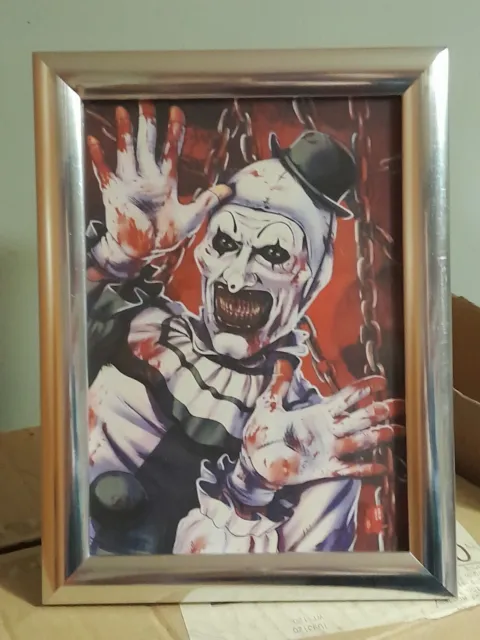 Art The Clown The Terrifier Horror Framed Picture