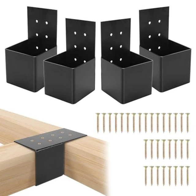 FOR 4X4 WOOD Posts Pergola Brackets Kit Rafter Brackets Building Top