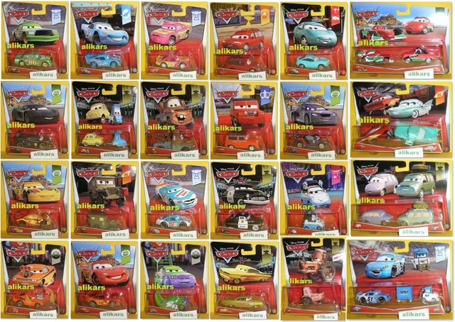 Disney Pixar Modellini Film Cars Mattel 1:55 Autos Metallo Giocattolo Die cast