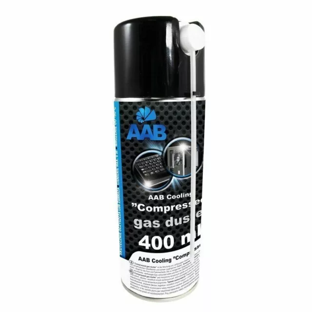 24 x AAB COOLING DRUCKLUFTSPRAY 400 ML AIR DUSTER REINIGUNG DRUCKLUFTREINIGER 3