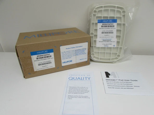 Millipore Millistak+ Pod D0HC depth filter, 0.054 sq. m, for fluid clarification