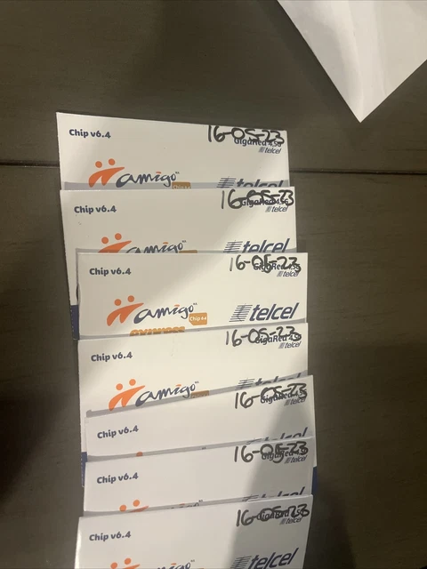 Sim Car Telcel, Aguaprieta Number, 15 Dlls Each One