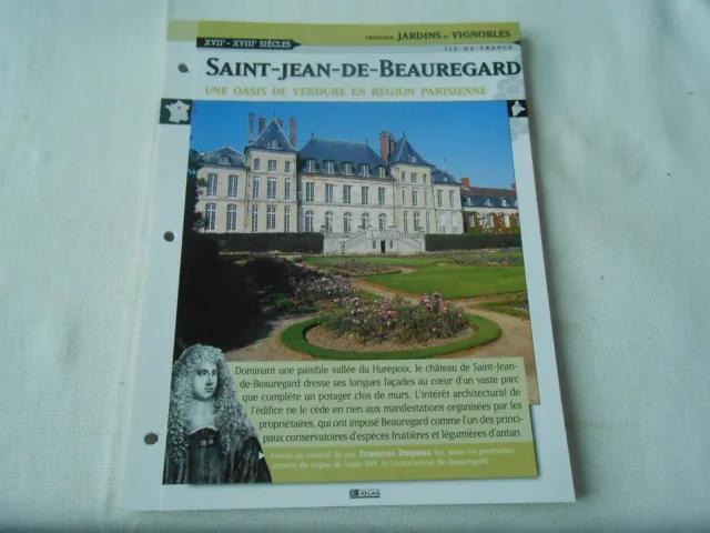 Castle Château Saint Jean de Beauregard A Green Oasis France Fact Sheet
