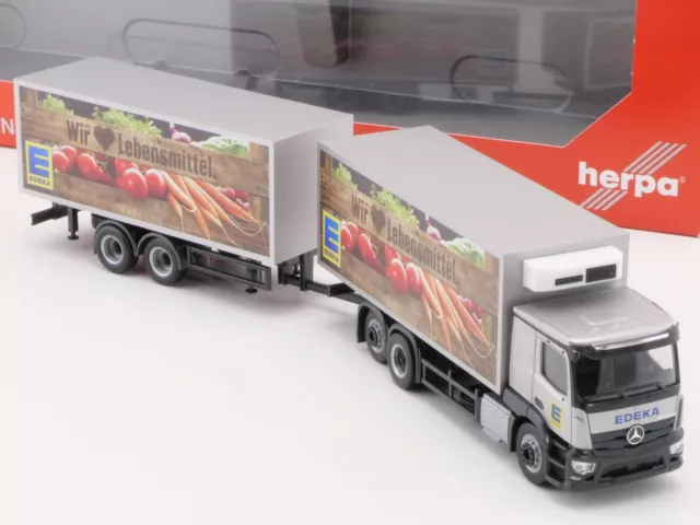 Herpa 310246 MB Actros Classicspace Kühlkoffer-LKW Edeka NEU! OVP 1703-10-15