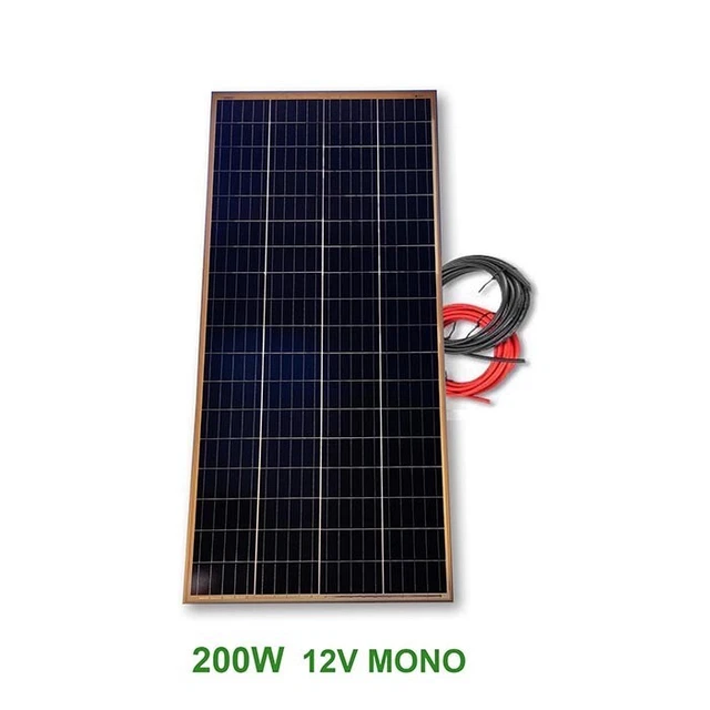 Panel Solar Monocristalino Enjoy Solar 170W 12V - Ideal Para Caravanas, Barcos O Casas De Jardín