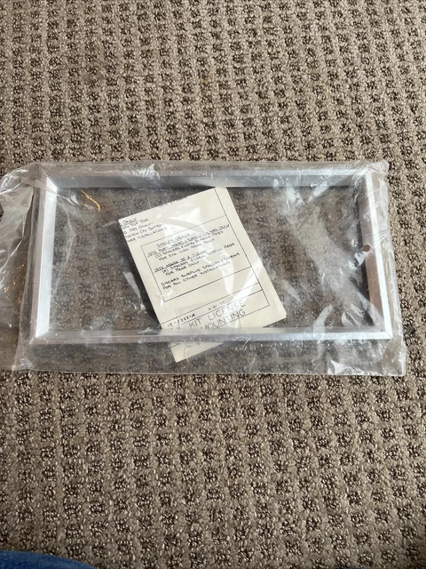 NOS OEM Ford 1973 Accessory License Plate Frame Mustang Lincoln Torino Galaxie NOS OEM Ford 1973 Accessory License Plate Frame Mustang Lincoln Torino Galaxie