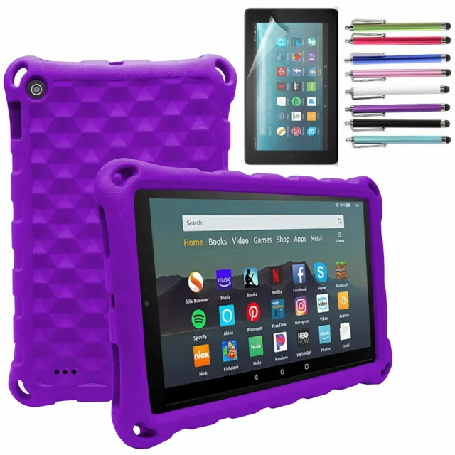 For Amazon Fire 7 HD 8 HD 10 Case EVA Full body Cover For 7' 8" 10" Inch Tablet