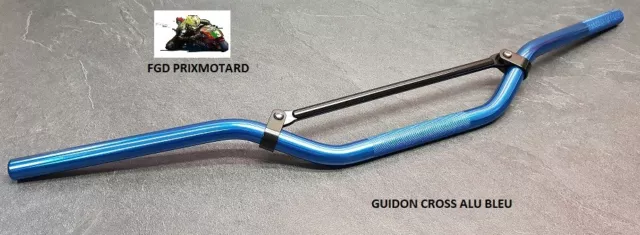 Guidon Moto Trail Cross Enduro Street Bleu Honda