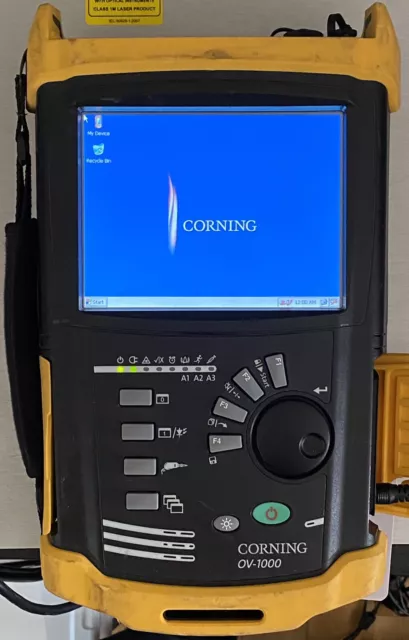 Corning OV-1000 SM MM Fiber OTDR 400-MD SD w/ Power Meter VFL, SM & MM OTDR