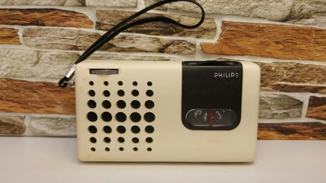 RADIO Vintage of 1976 Philips 300 Portable Receiver 90AL300 + Test OK - FM/Transistor/Portable/Poste - Photo, audio & vidéo