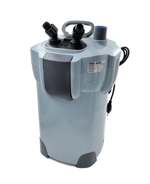 Aquarium Canister Filter 525 GPH 9W UV Sterilizer SUNSUN HW-404B 200G