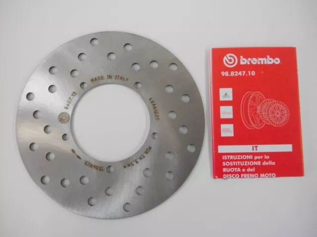 Brembo Bremsscheibe Bremse hinten Derbi 50 125 180 GP1 Predator NEU