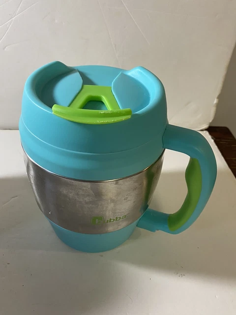 Bubba Classic Insulated Thermo Travel Mug Thermos Cup  52 oz, Teal & Silver
