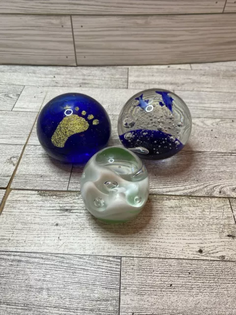 Glass Paperweight Lot