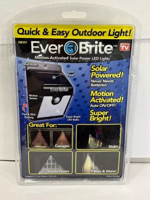 Ever Brite - Motion-Activated Solar Power LED Light - As Seen On TV! 2