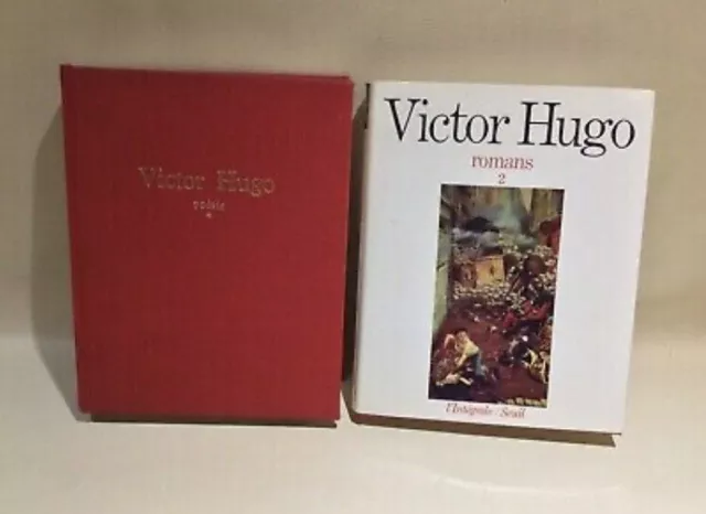 Victor Hugo Poésies Et Romans  Lot De 2 Tomes l'intégrale Edition Du Seuil