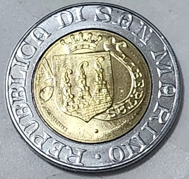 San Marino 🇸🇲 500 Lire Coin 1989 (Commemorative Issue From Set)