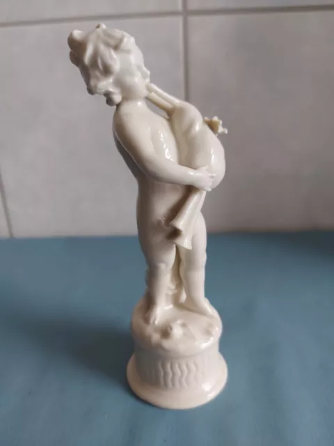 Porzellanfigur-~Putte mit Dudelsack-~Capo di Monte or CapoDiMonte?-~Italy-~ 3