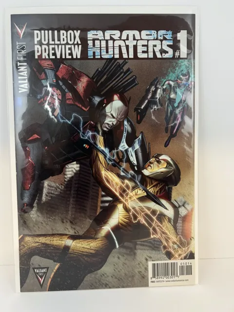 Armor Hunters 1 Pullbox Preview Valiant First Nice Book!