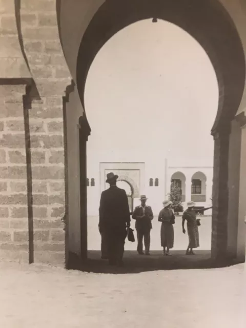 Rabat The Sultan's Palace Sept 1936 Original Black & White Photo Cruise Trip