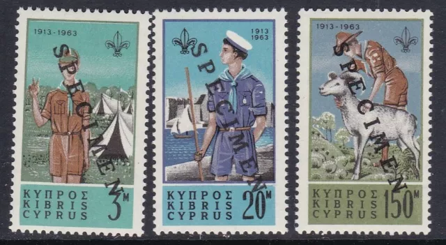 Cyprus - SG 229/31 - u/m - 1963 - Scout Movement