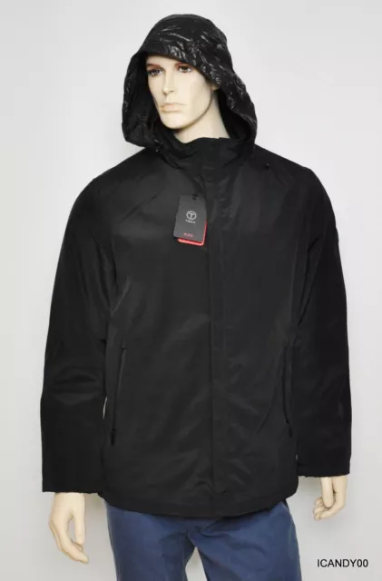 Nwt $250 TUMI T-Tech Men's Bib Mictotech Bonded Hipster Jacket Coat Top Black XL