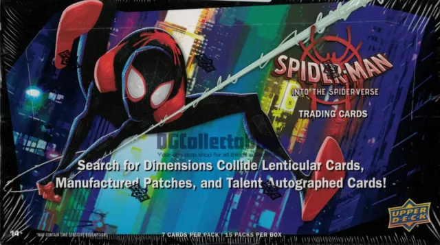 2022 Upper Deck Marvel Spider-Man Into The Spider-Verse Hobby Box New In Stock!! 3