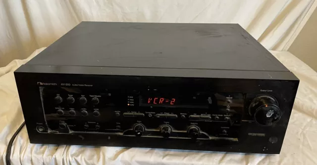 NAKAMICHI AV-500 Rare Vtg AV Stereo Receiver Pro Logic No Remote - TESTED NAKAMICHI AV-500 Rare Vtg AV Stereo Receiver Pro Logic No Remote - TESTED