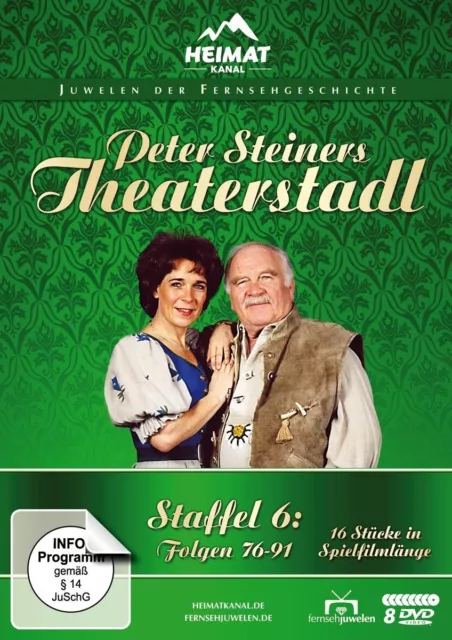 Peter Steiner - Peter Steiners Theaterstadl-Staffel 6 -Folgen 76-91-  8 Dvd Neu