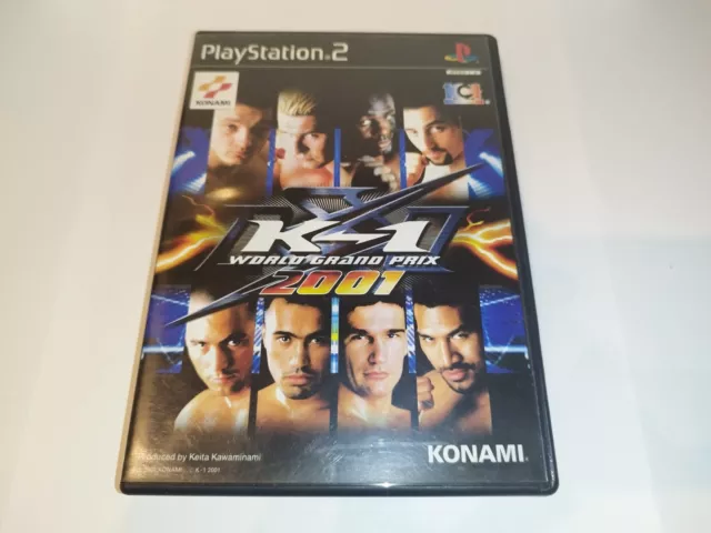 K-1 WORLD GRAND PRIX 2001 PS2 NTSC JAPAN Playstation 2 JAP