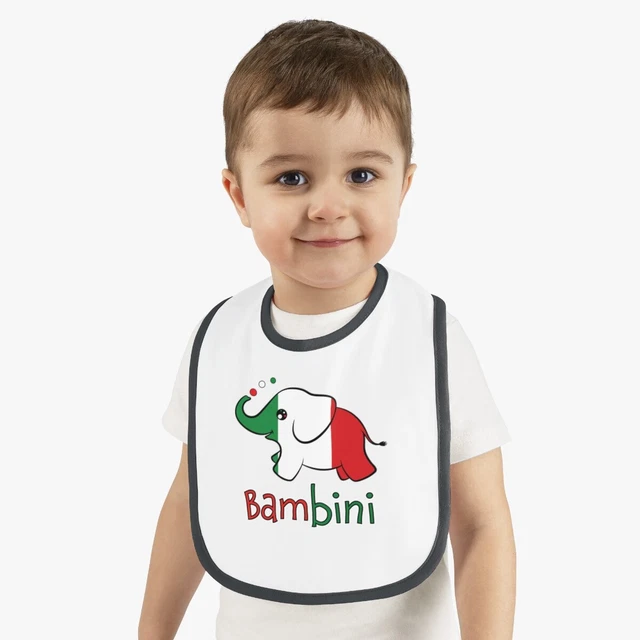 Linda babera italiana, babera italiana elefante bebé