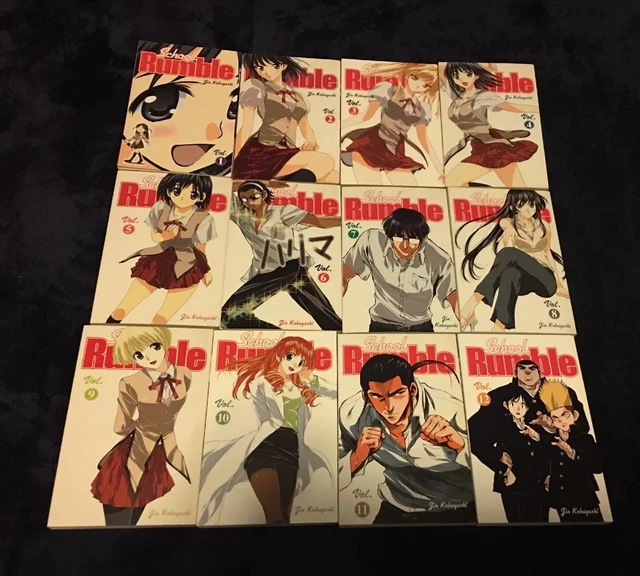 SCHOOL RUMBLE MANGA English Vol. 1-12 NM $60.00 - PicClick