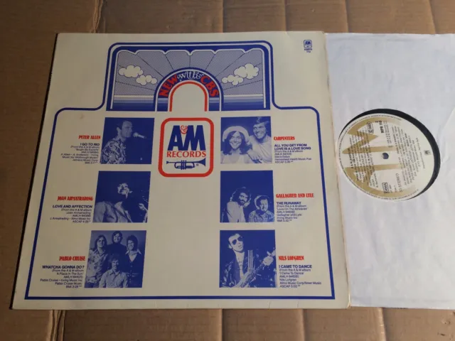 A & M Sampler - New With Cbs - Armatrading / Lofgren / Frampton - Lp - Promo