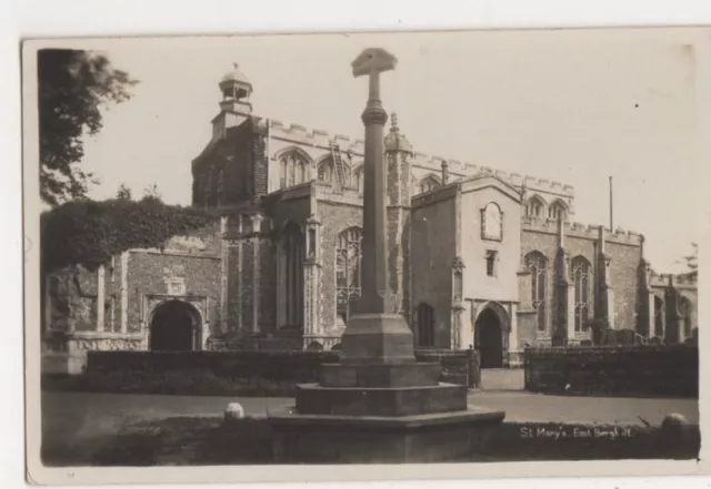 St. Marys Church East Bergholt RP Postcard #3, B438