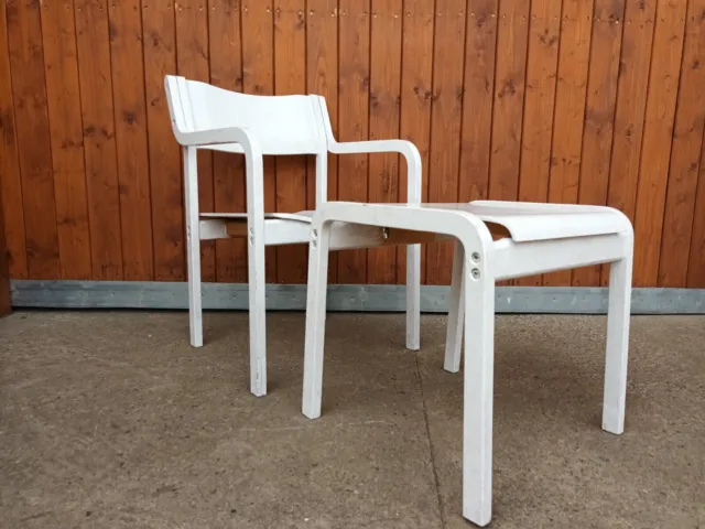 Sessel & Ottoman Armchair Kari Asikainen Korhonen Vintage 60er Easy Chair Danish