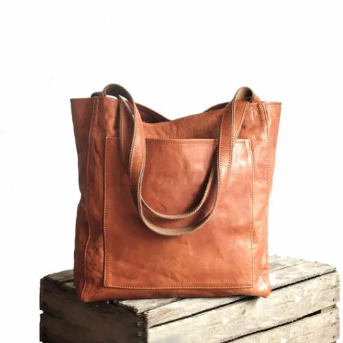 Fashion Women's Soft Leather Vintage Shoulder Bag Tote Lady Handbag Hobo Satchel