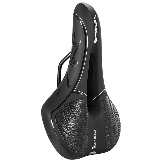 Fahrradsitz Sportzubehör Männer Sitzkissen Fahrrad Black Polyurethan
