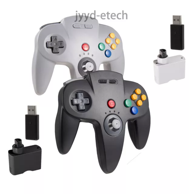 Wireless N64 Controller for N64/ Nintendo Switch/ PC/ Mac Windows Rechargeable