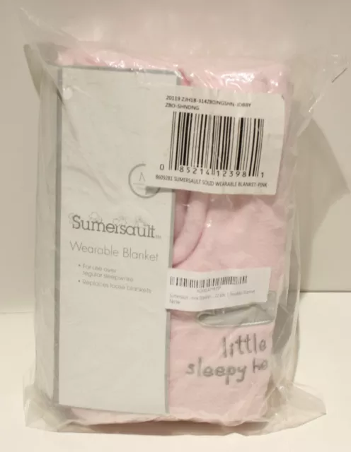 Saco de dormir portátil de lana bebé Sumersault - mediano 14-22 libras