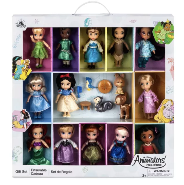 COFFRET MINI ANIMATOR DOLLS 13 Poupées Disney Animators' Coffret Collector  Doll EUR 220,00 - PicClick FR